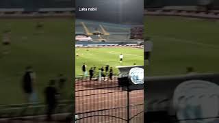 احماءات لاعبو الاهلي قبل انطلاق مباراة الاهلي وبيراميدز