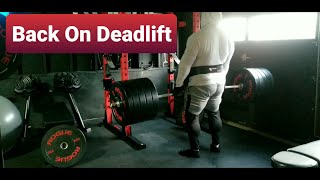 Back On Deadlift After A Month Off