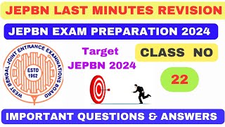 JEPBN Preparation 2024 | West Bengal Post Basic Bsc Nursing Entrance Exam Preparation