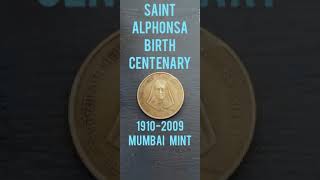 Saint Alphonsa birth centenary | 1910-2009 | Mumbai mint | @vintage_coins