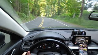 Curvy road drive in my 300hp Mazda 6 GJ