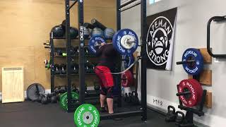 1/17/18 Squat (Pin-Full) 265x4 @7.5 ws 1/6