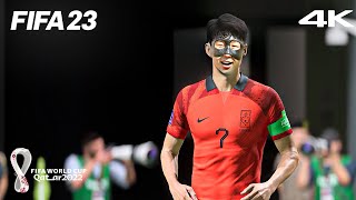 FIFA23 - JOGÃO🥵!! Uruguai vs. Coreia do Sul | Qatar 2022 Copa do Mundo • PS5 Gameplay | 4K