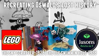 Recreating Oswald the Lucky Rabbit’s Lost History in Lego Part 4 - Skysrapper and Ole Swimmin Hole