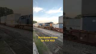 CSX 3233 DP on I025 #distributedpower #dp #dpu #locotrol #es44ac #csx #trainvideo #trains #train