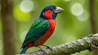 Discover the Fascinating  World of the Bearded Barbet Bird.