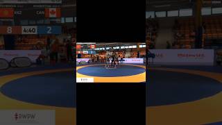 Айсулуу Тыныбекова атандаштарын утуп жатат #wrestling #mma #dance