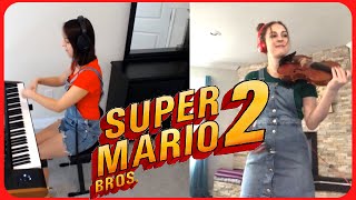 Mario Sisters play a Super Mario Bros 2 Medley on Violin and Keyboard