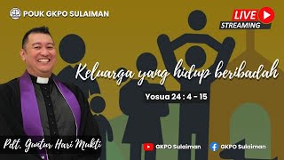 Ibadah Live Streaming | Minggu 06 Oktober 2024 | Perjamuan Kudus HPKD & HPII | POUK GKPO Sulaiman