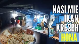 Kuliner Tengah Malam ||Nasi, mie dan ikan kreseh ||Warung Hona Bangkalan