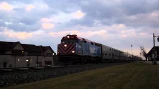 Metra Rebuild # 215 Leads Outbound Commuter, Lake Forest ,Illinois