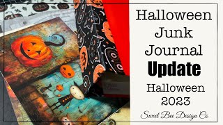 Halloween 2023 Junk Journal | Update | How to Make a Junk Journal | Halloween Junk Journal