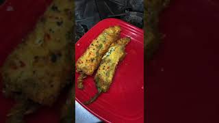 DEEP FRIED CHILIES RELLENOS🥵🌶️🧀|#shorts |#hungry_bsk