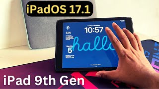 iPadOs 17.1 worth to install? Battery drain & heating issue solved? Update on iPad 9th Generation |