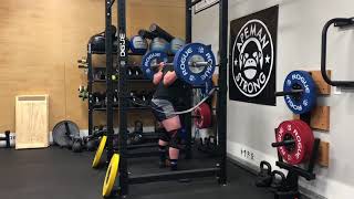 1/19/17 Squat Tempo 3-0-3 225x8 @8.5 ws 4/5