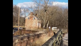 Riley's Lock on the C&O Canal after the snow is almost gone, Feb 5, 2021