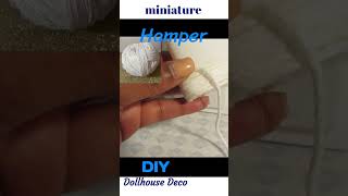 DIY Mini Hamper #dolls #dollcrafts #DIY