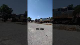 CSX I026 in Athens with 5403, 920 #csx #athensalabama #trainvideo @CameraBryan #railroad #trains