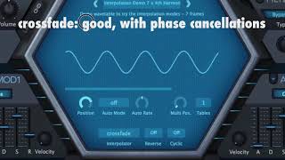 Hive Wavetable Interpolators