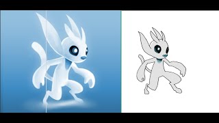 Trying something new - attempting to draw Ori (speed Drawing)