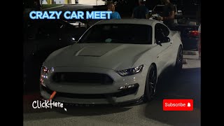 MUSTANG GT350 TAKES OVER CHILL CAR MEET!!!