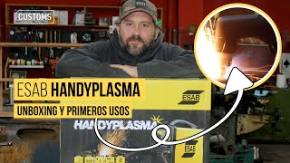 ESAB Handyplasma 35i unboxing y prueba | CUSTOMS