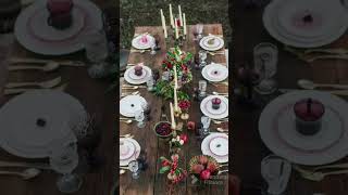 mesas decoradas #casamento #noivas #videos #ideias #mesaposta #flores