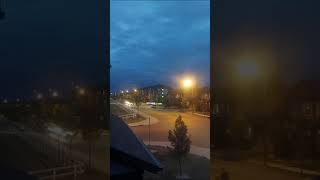 Hyperlapse video- One lonely night in my neighborhood. Edmonton ,Alberta