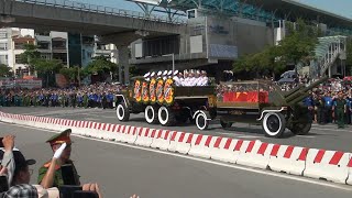 [Quốc tang TBT Nguyễn Phú Trọng] Tác nghiệp tại trục đường Lê Đức Thọ - Trần Vỹ - Hồ Tùng Mậu