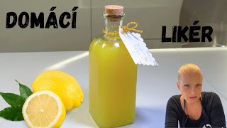 Pravé domací limoncello. Výborný italský citronový likér.#italskakuchyneeditajuricova #domaci