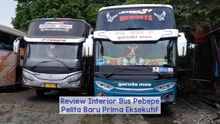 Pebepe Pelita Baru Prima Wonosobo - Bus Pendatang Baru - Review Interior Bis di Terminal Parung