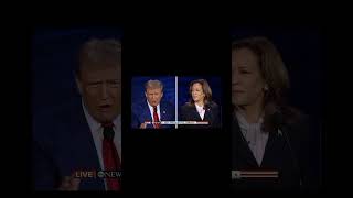 Trump to Harris: 'I'm talking now'. #latestnews #news