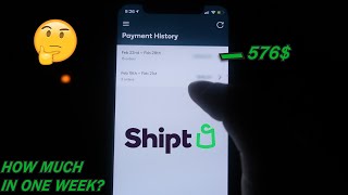 I WORKED FOR #SHIPT FOR A WEEK AND THIS IS HOW MUCH I MADE!!