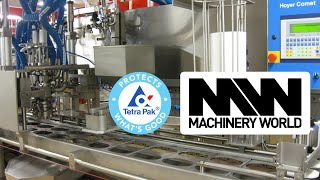 Tetra Pak Hoyer Comet Linear 2 Lane Filling Machine - 1 Litre Tubs