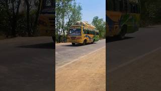 Tata bus high-speed crossing #tatamotors #bus #ashokleyland