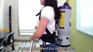 Proper Vacuuming Motion with a ProTeam Backpack Vacuum