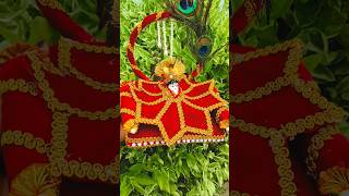 Bal Gopal aasan making idea/बाल गोपाल का आसान घर पर बनाएं/ #diy #craft #shorts #ytshorts #youtube