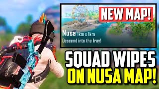 OMG 😱  || NEW RECORD ON NUSA MAP || SOLO VS SQUAD MATCH FULL INTENSE || BGMI