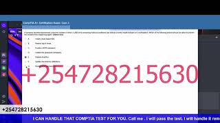 COMPTIA TRICK - cheat or bypass PEARSON VUE TRICK  - CORE 1