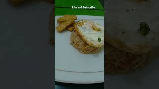 sarapan pagi pake nasi goreng kampung telur mata sapi #masakankampung #shorts #masakanibu#nasigoreng