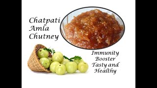 Amla Chutney/Amla Khatti meethi chutny/बिना घी,तेल,चीनी के बनाएं आंवला चटनी,एक बार बनाएं,महीनों खाएं