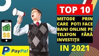 Top 5 Metode Cu Care Poți Să Faci Bani Online Pe Smartphone Fără Investiții /Cum Sa Faci Bani Online