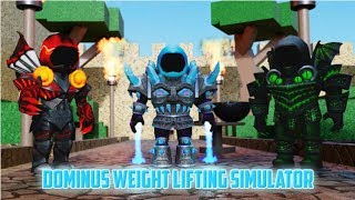 ROBLOX DOMINUS LIFTING SIMULATOR GLITCH (X2 STRENGTH, SAVE ROBUX)