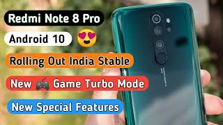 Redmi Note 8 Pro New Update || Android 10 Rolling Out || New special Features ||