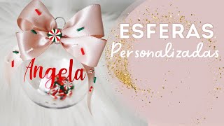 ESFERAS ACRILICAS NAVIDEÑAS