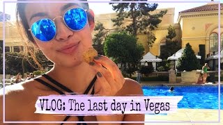 THE FINAL VEGAS VLOG // EATING POPCORN CHICKEN + LOVE CIRQUE DU SOLEIL