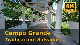 WALK BAHIA【4K】: Largo do Campo Grande / Praça 2 de Julho (Salvador - Bahia)