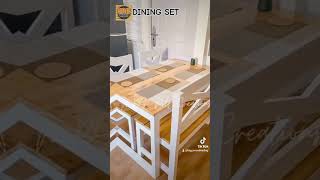 Dining Set 6-seater with Paint and Varnish | Biggz Wood Trading 019