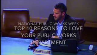 Top 10 Reasons to Love Your Public Works Department