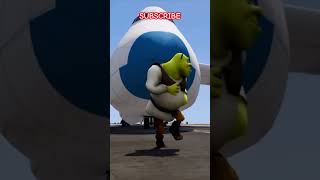 Shrek Destroyed The Cargo Plane ✈️ #shortsfeed #gta5 #youtubeshorts #shorts